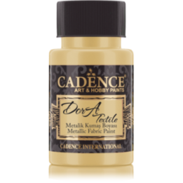 Cadence Dora Metallic Textielverf 50 ml Witgoud