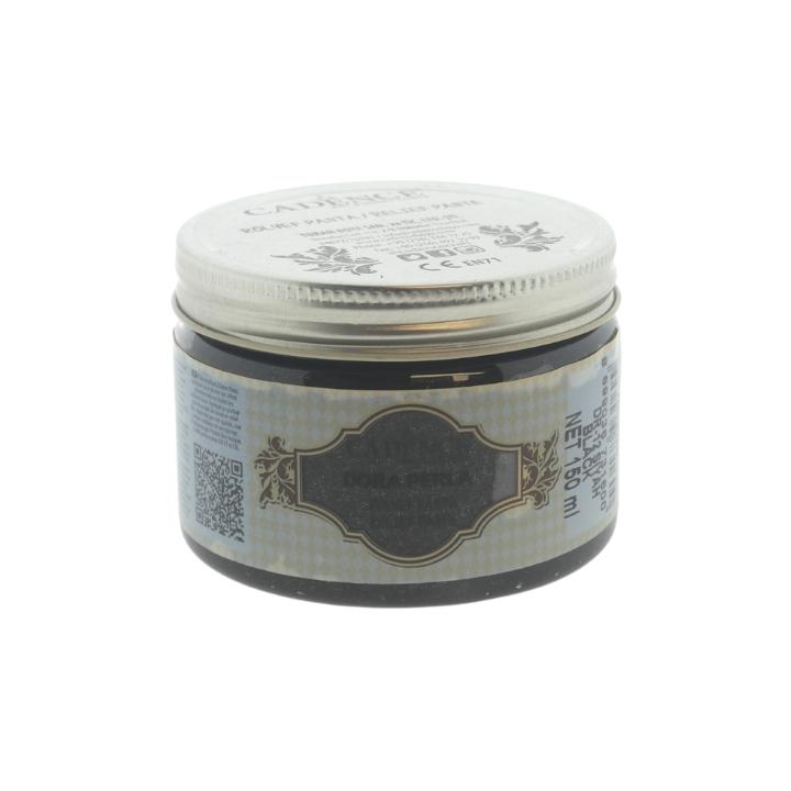 Cadence Dora Perla Relief Pasta 150 ml Zwart