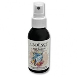 Cadence Fashion Spray Fabric Paint 100 ml Black