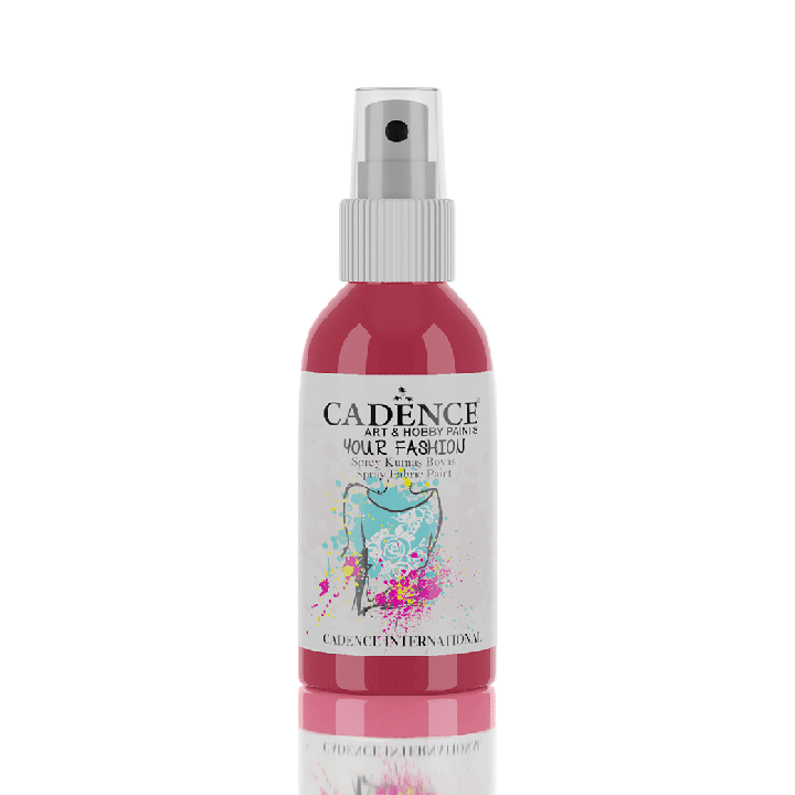 Cadence Fashion Spray Fabric Paint 100 ml Crimson Red