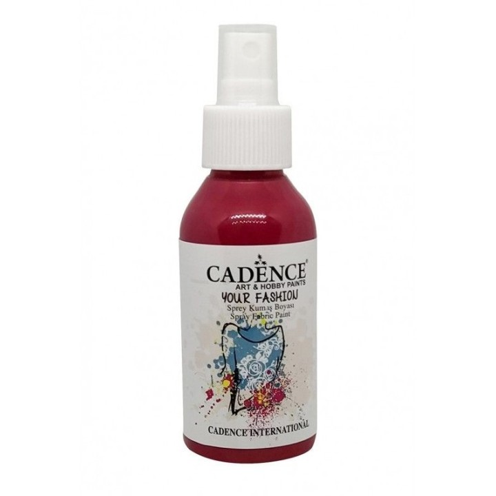 Cadence Fashion Spray Fabric Paint 100 ml Dark Fuschia