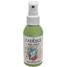 Cadence Fashion Spray Fabric Paint 100 ml Dark Kiwi