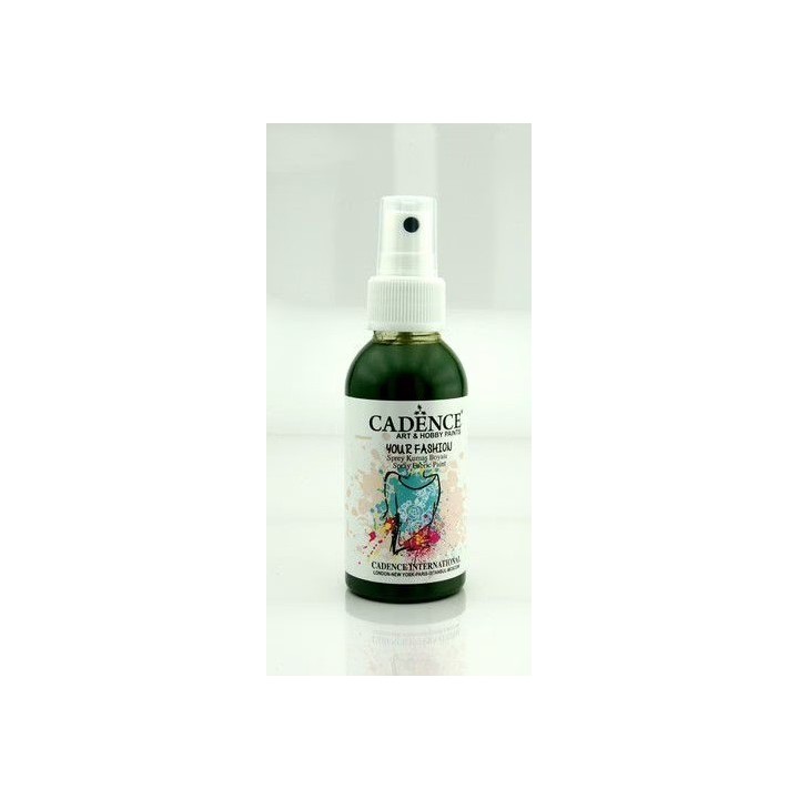 Cadence Fashion Spray Fabric Paint 100 ml Leaf Green