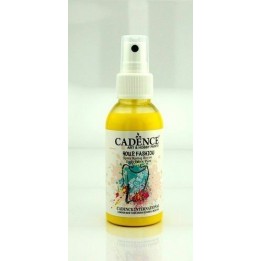 Cadence Fashion Spray Fabric Paint 100 ml Lemon Yellow