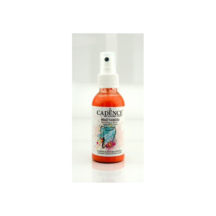 Cadence Fashion Spray Fabric Paint 100 ml Orange