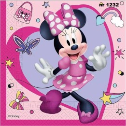 Mini Mouse servet 33x33cm (av-10)