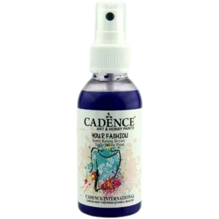 Cadence Fashion Spray Fabric Paint 100 ml Purple