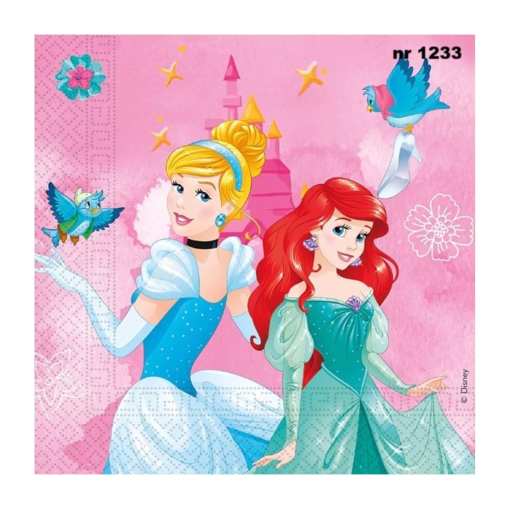 Princess servet 33x33cm (av-11)