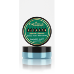 Cadence Fashion Textiel Metallic Relief Pasta 50 ml Aqua