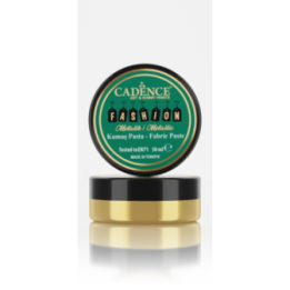 Cadence Fashion Textiel Metallic Relief Pasta 50 ml Goud