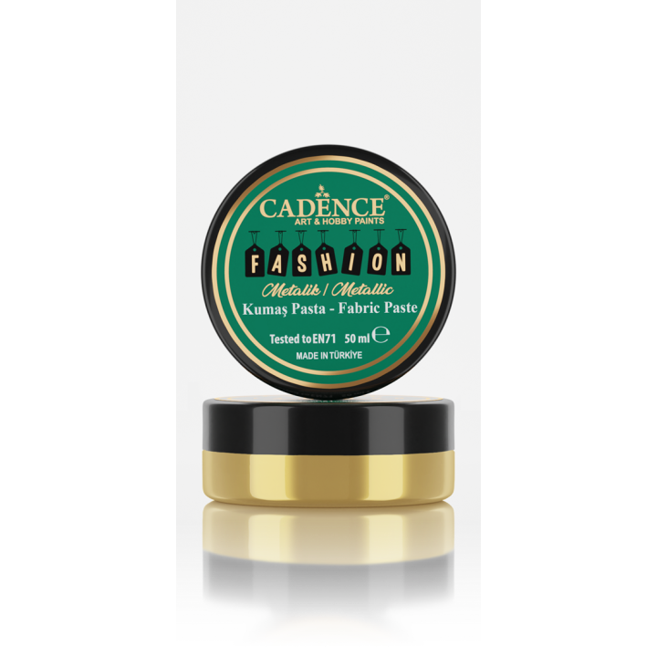 Cadence Fashion Textiel Metallic Relief Pasta 50 ml Goud