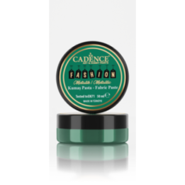 Cadence Fashion Textiel Metallic Relief Pasta 50 ml Groen