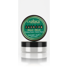 Cadence Fashion Textiel Metallic Relief Pasta 50 ml Parelmoer