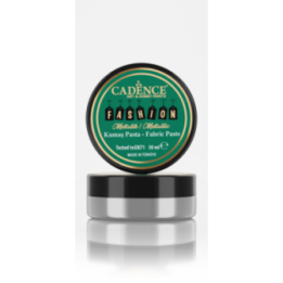 Cadence Fashion Textiel Metallic Relief Pasta 50 ml Zilver
