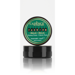 Cadence Fashion Textiel Metallic Relief Pasta 50 ml Zwart