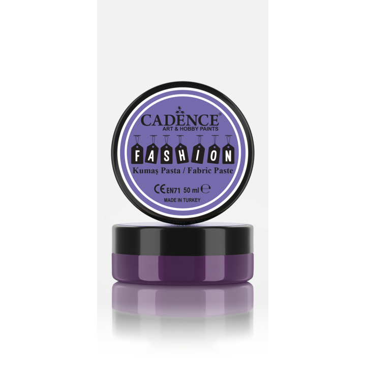 Cadence Fashion Textiel Relief Pasta 50 ml Aubergine