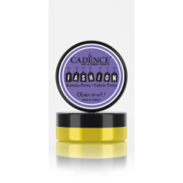 Cadence Fashion Textiel Relief Pasta 50 ml Citroengeel
