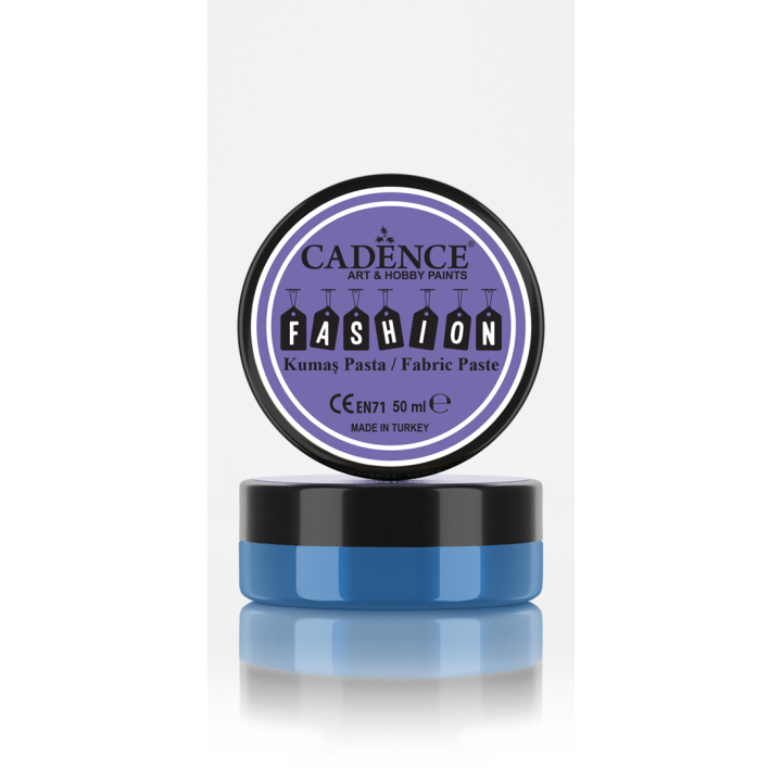 Cadence Fashion Textiel Relief Pasta 50 ml Koningsblauw