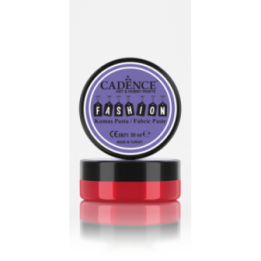 Cadence Fashion Textiel Relief Pasta 50 ml Rood