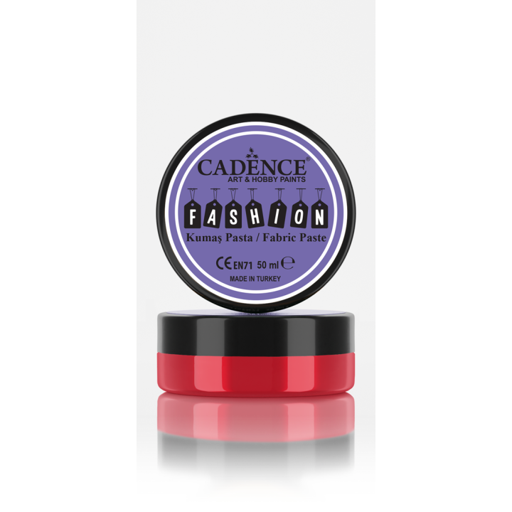 Cadence Fashion Textiel Relief Pasta 50 ml Rood