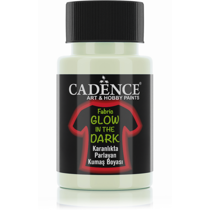 Cadence Glow in the Dark Textielverf 50 ml Natuurlijk Groen