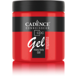Cadence Heavy Body Gel Impasto 250 ml Poppy Red