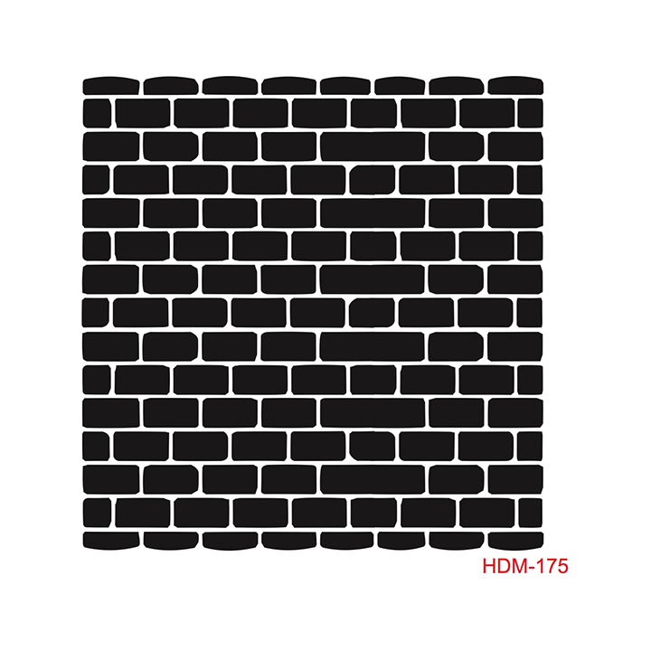 Cadence Home Deco Stencil HDM-175 25x25 cm Bakstenen