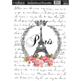 Cadence Home Deco Transfer HDT-003 25x35 cm Paris