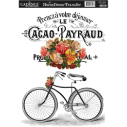 Cadence Home Deco Transfer HDT-004 25x35 cm Fiets