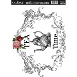 Cadence Home Deco Transfer HDT-015 25x35 cm Tea Time