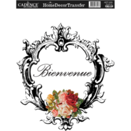 Cadence Home Deco Transfer HDT-029 25x35 cm Bienvenue
