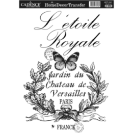 Cadence Home Deco Transfer HDT-041 25x35 cm L'etoile Royale