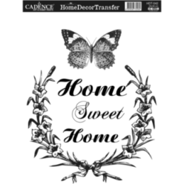 Cadence Home Deco Transfer HDT-042 25x35 cm Home Sweet Home