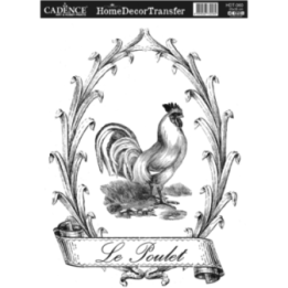 Cadence Home Deco Transfer HDT-060 25x35 cm Le Poulet