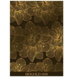 Cadence Home Decor Rub On Bloemen Gold 30 x 42