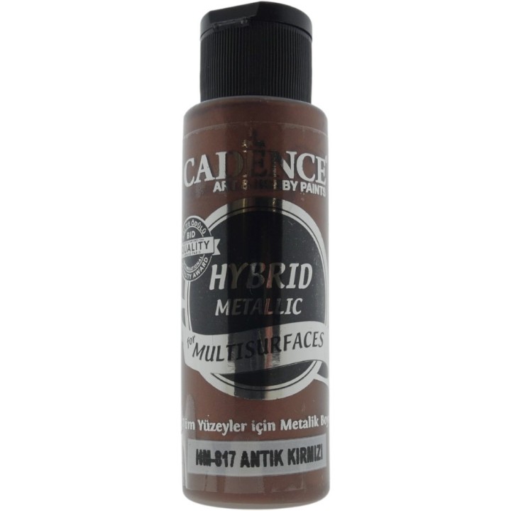Cadence Hybrid Acrylverf Metallic 70 ml Antiek Rood