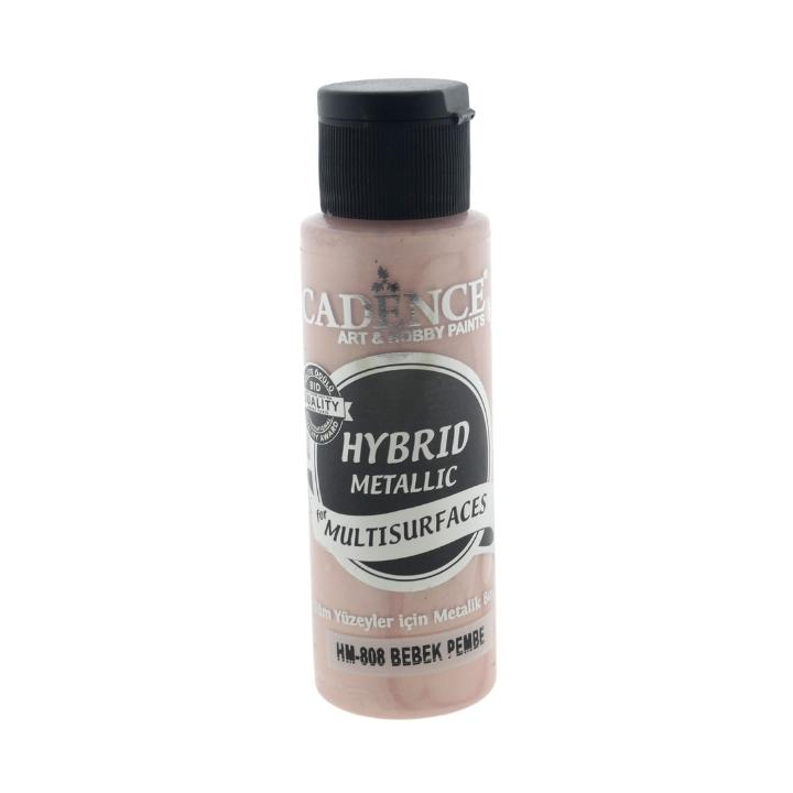Cadence Hybrid Acrylverf Metallic 70 ml Baby Pink