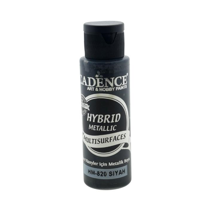 Cadence Hybrid Acrylverf Metallic 70 ml Black