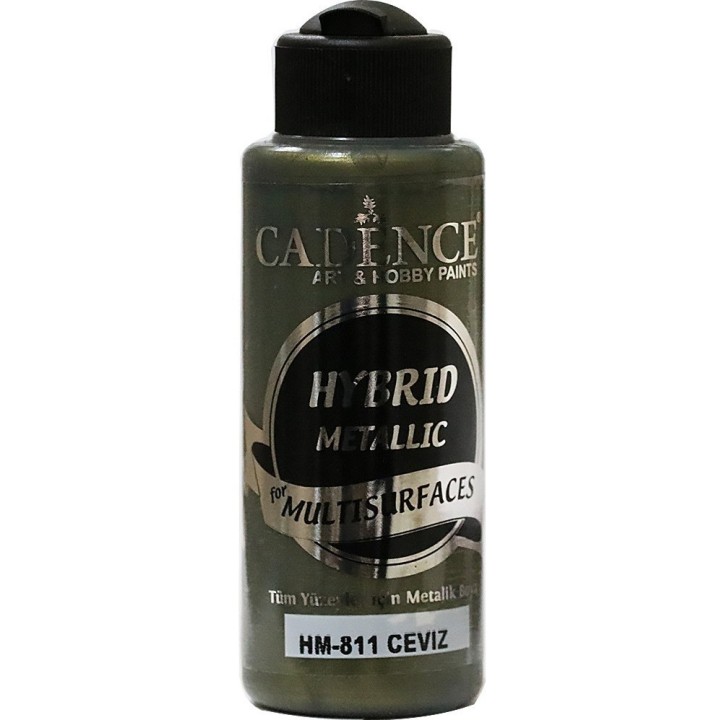 Cadence Hybrid Acrylverf Metallic 70 ml Walnut