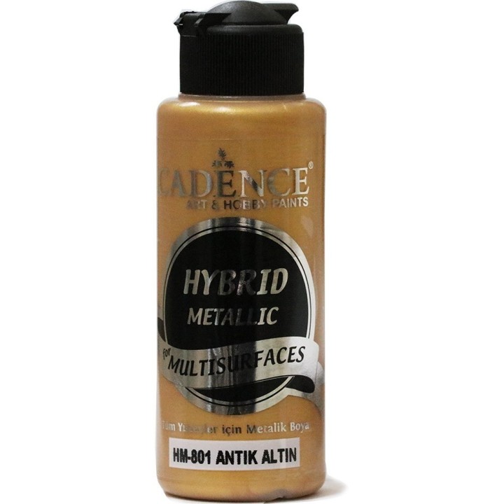 Cadence Hybrid Acrylverf Metallic Antiek Goud 500 ml
