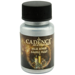 Cadence Kaarsenverf 50 ml Zilver