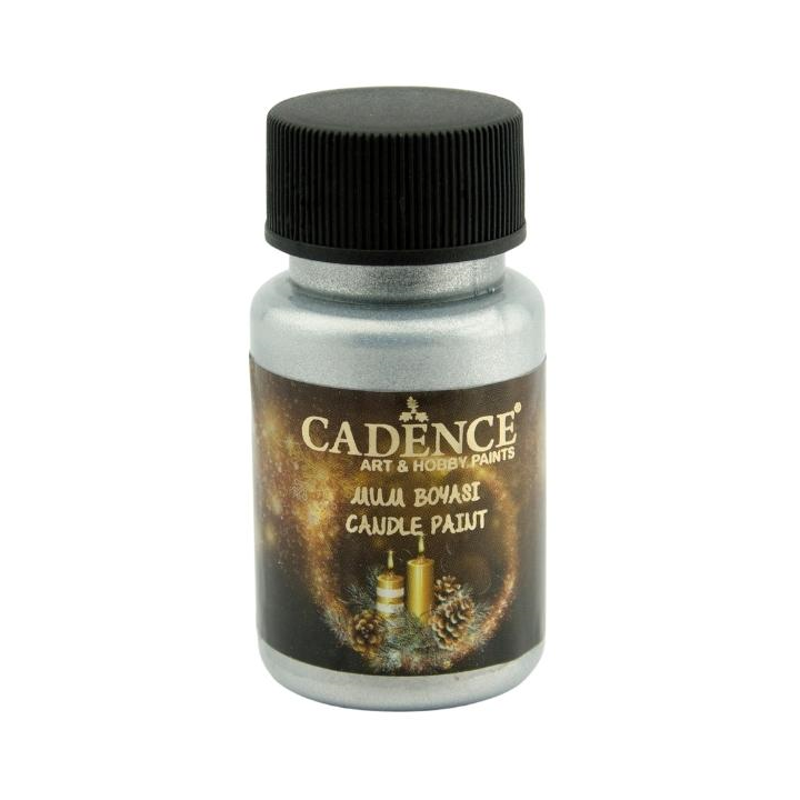 Cadence Kaarsenverf 50 ml Zilver