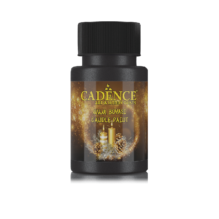 Cadence Kaarsenverf 50ml Zwart