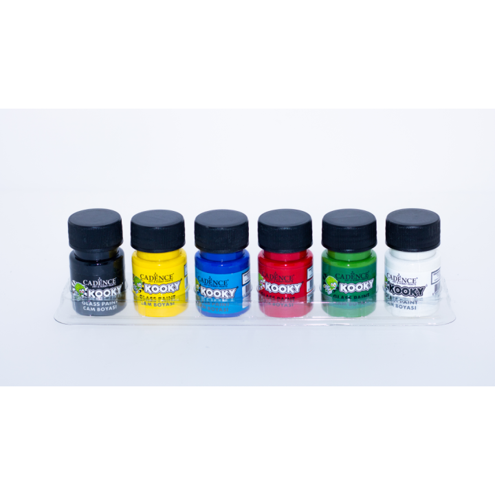 Cadence Kooky Glas Verf Set 6x30ml
