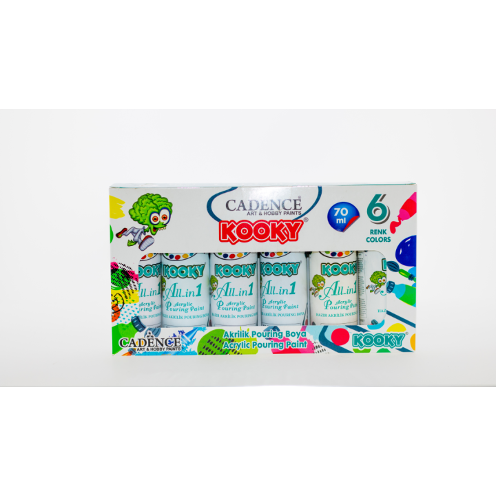 Cadence Kooky Pouring Verf 6x70ml