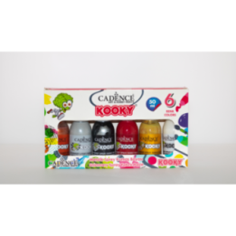Cadence Kooky Textielspray Metallic Set 6x50 ml