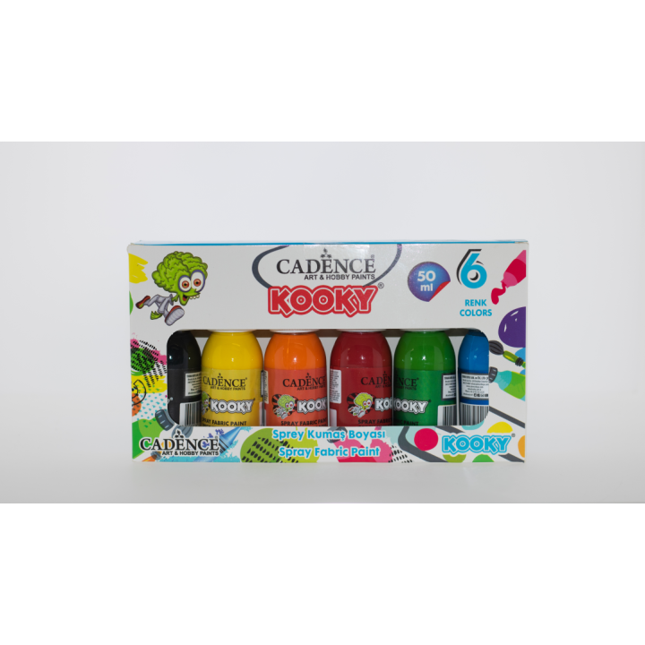 Cadence Kooky Textielspray Set 6x50 ml