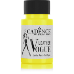 Cadence Leather Vogue Leer Verf 50 ml LVF-01 Neon Yellow