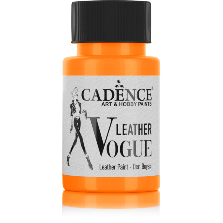 Cadence Leather Vogue Leer Verf 50 ml LVF-02 Neon Orange