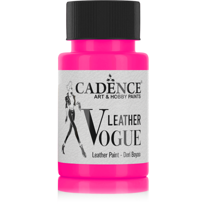 Cadence Leather Vogue Leer Verf 50 ml LVF-03 Neon Pink